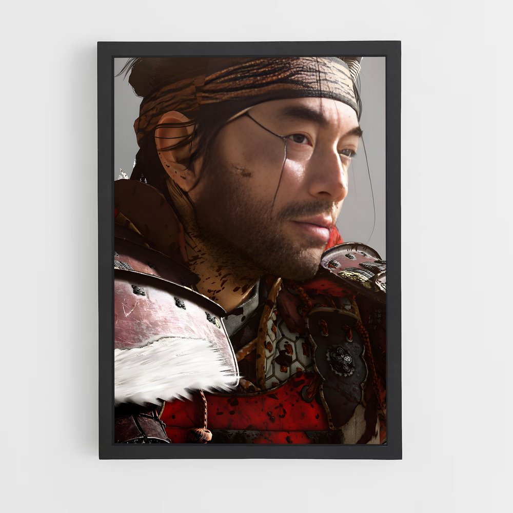 Poster Le Ronin Sage – affiche Ghost of tsushima (vue 2)